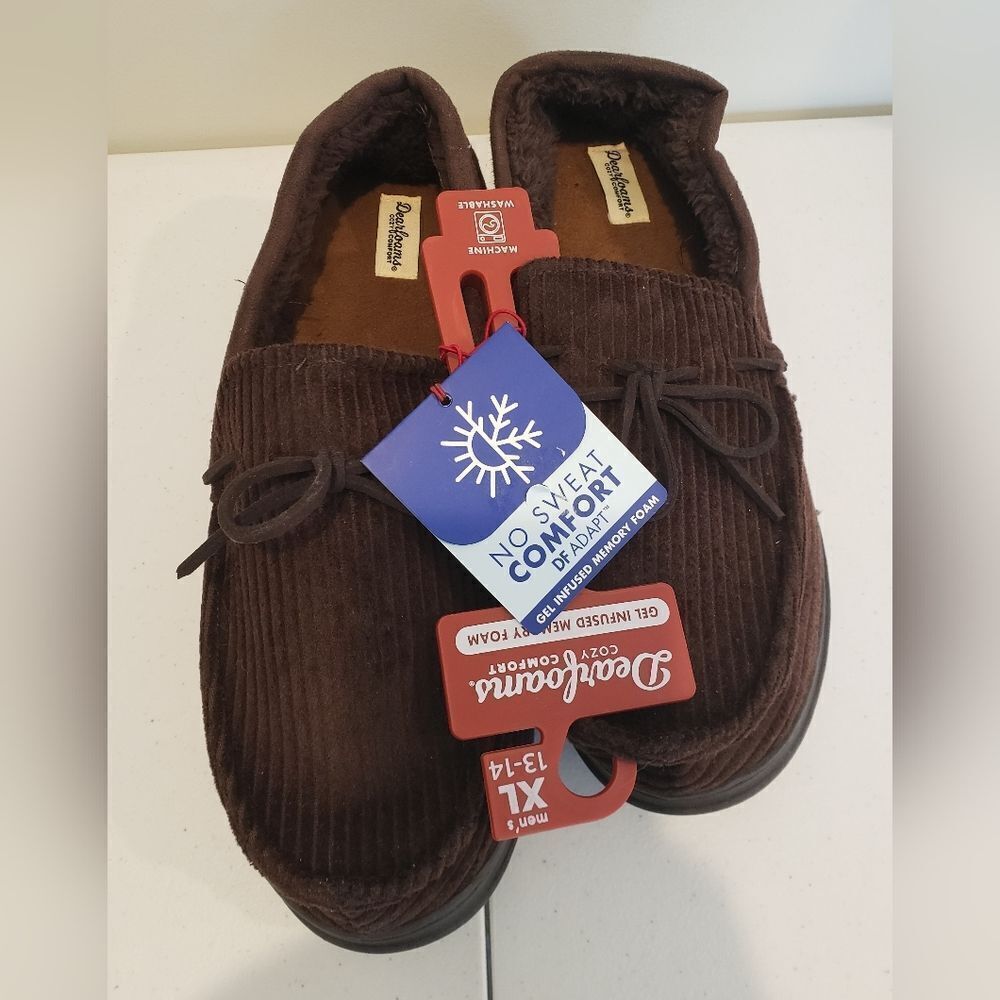 NWT Dearfoams House Shoes Size 13/14